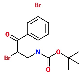 (image for) MCYK0129 tert-Butyl 3,6-dibromo-4-oxo-3,4-dihydroquinoline-1(2H)-carboxylate